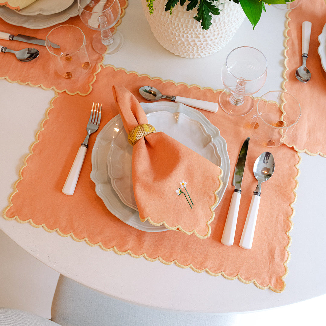 Aurora Mother’s Placemat, Orange and Yellow