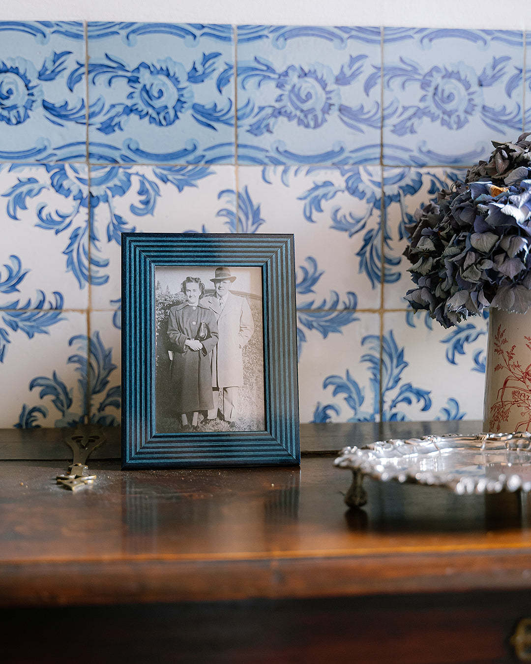 Dolce Tempo Blue Photo Frame, 10 × 15 cm