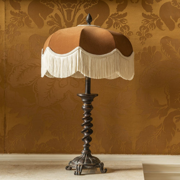 The Emmy Brown Fringed Lampshade
