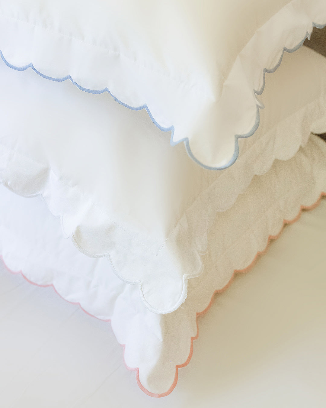 Aurora Cotton Pillowcase, 200-Thread-Count Percale
