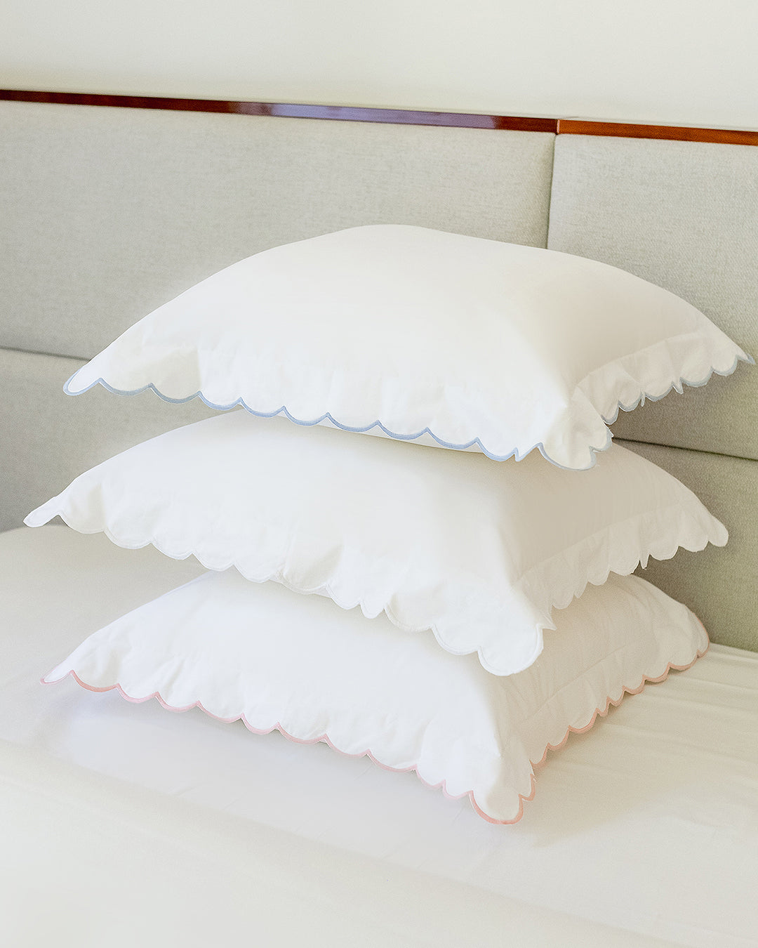 Aurora Cotton Pillowcase, 200-Thread-Count Percale