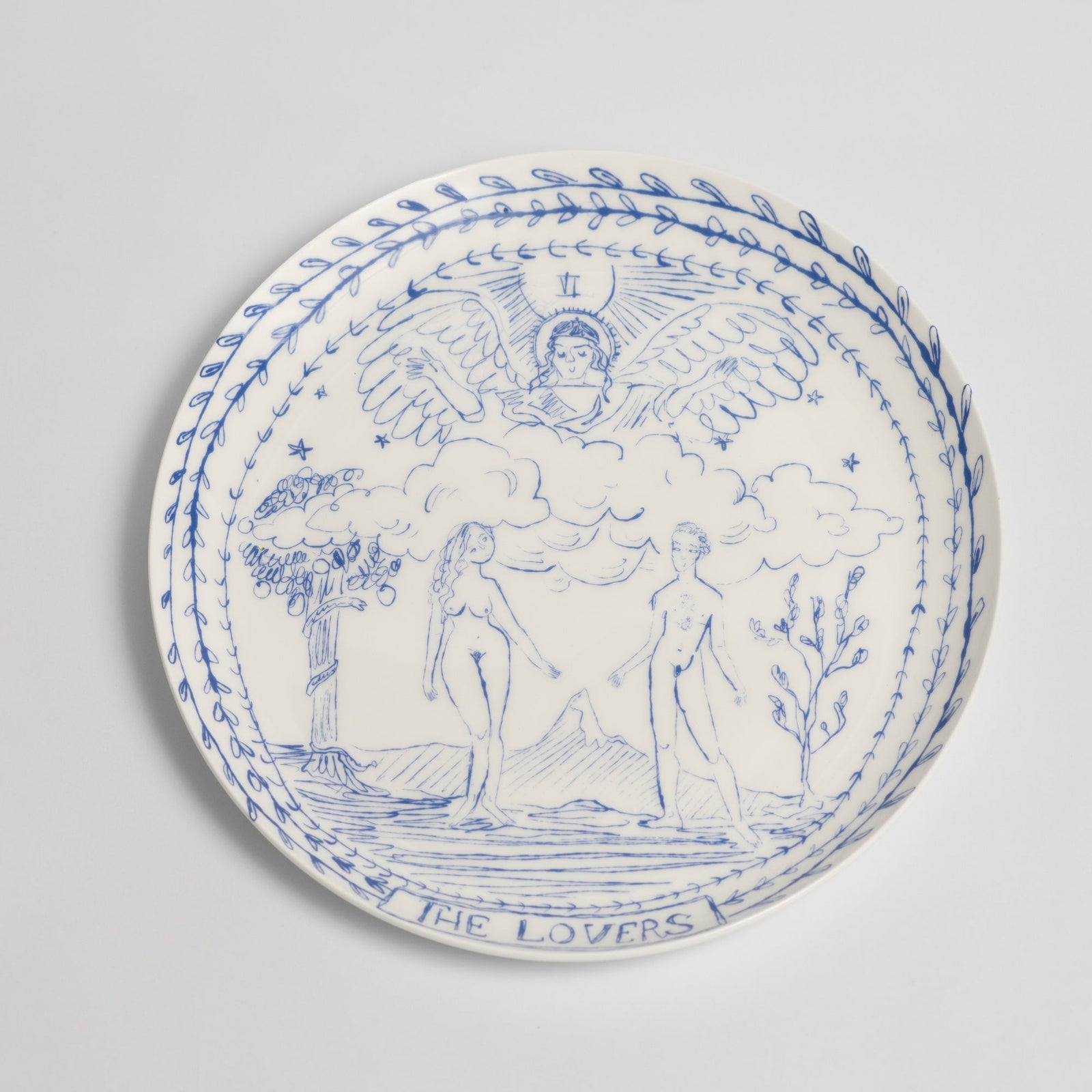 The Lovers Tarot Dinner Plate