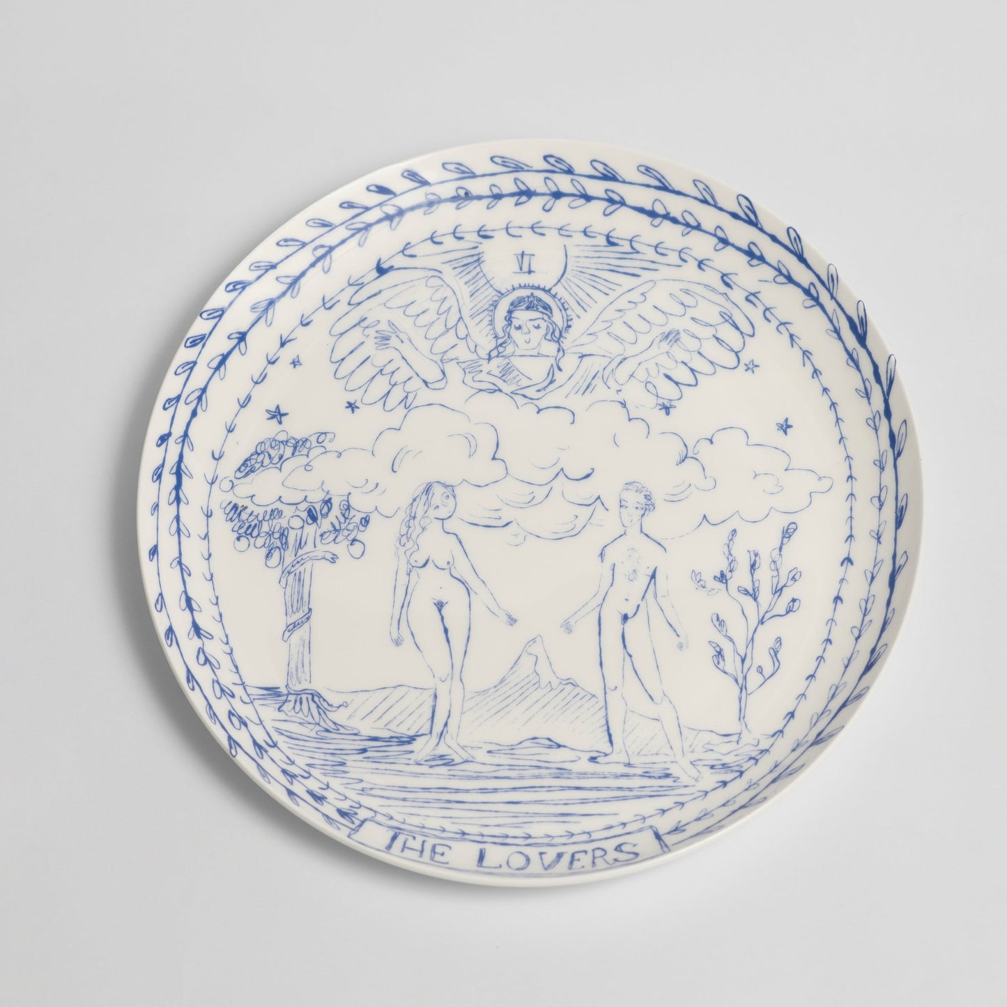 The Lovers Tarot Dinner Plate