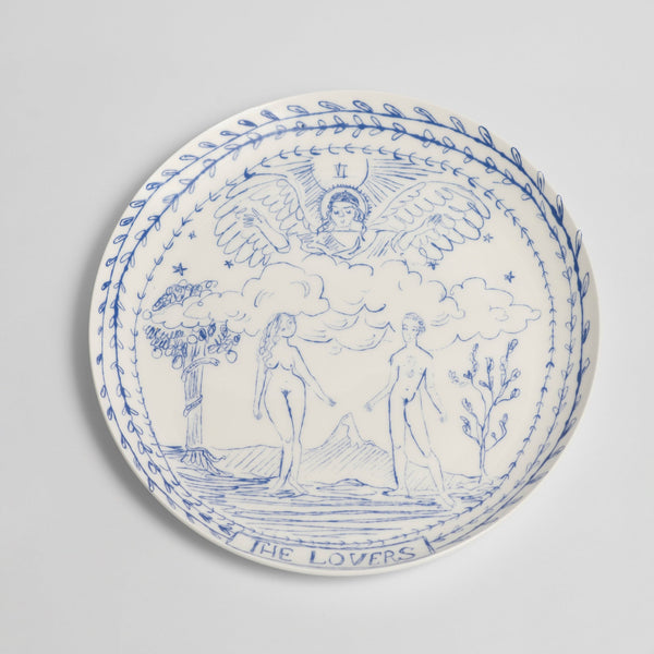 The Lovers Tarot Dinner Plate