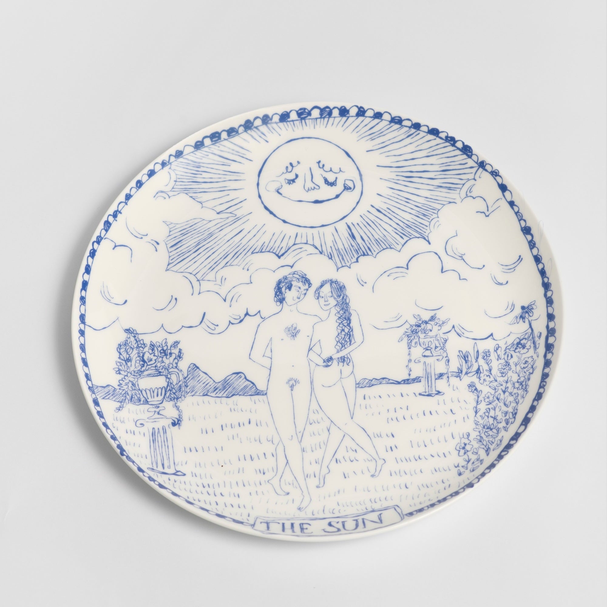 The Sun Tarot Dinner Plate