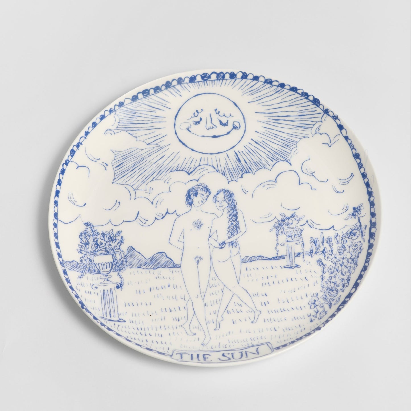 The Sun Tarot Dinner Plate