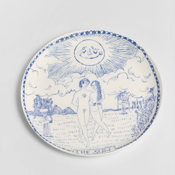 The Sun Tarot Dinner Plate