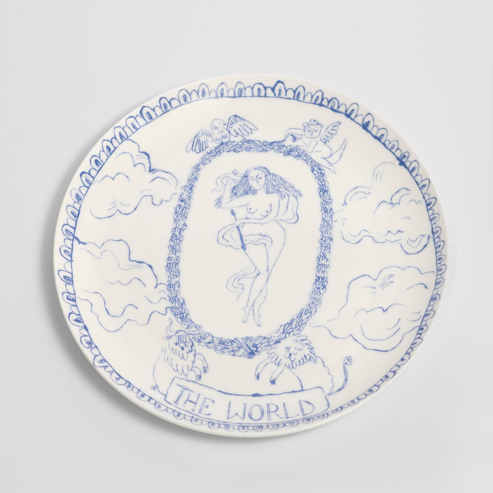 The World Tarot Plate