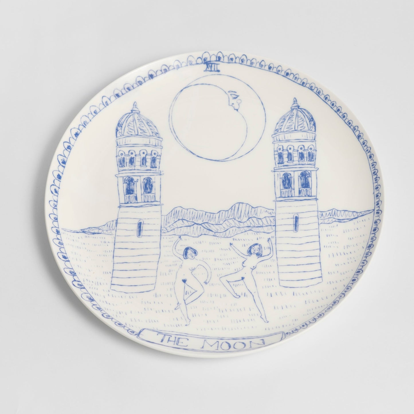 The Moon Tarot Dinner Plate