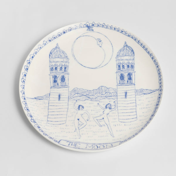 The Moon Tarot Dinner Plate