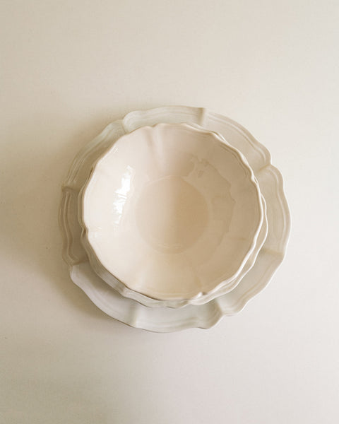 Prato de Sopa Judite Branco