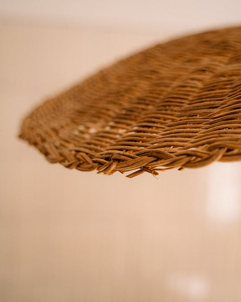 Rattan Pendant Light, 82 x 82 x 15 cm