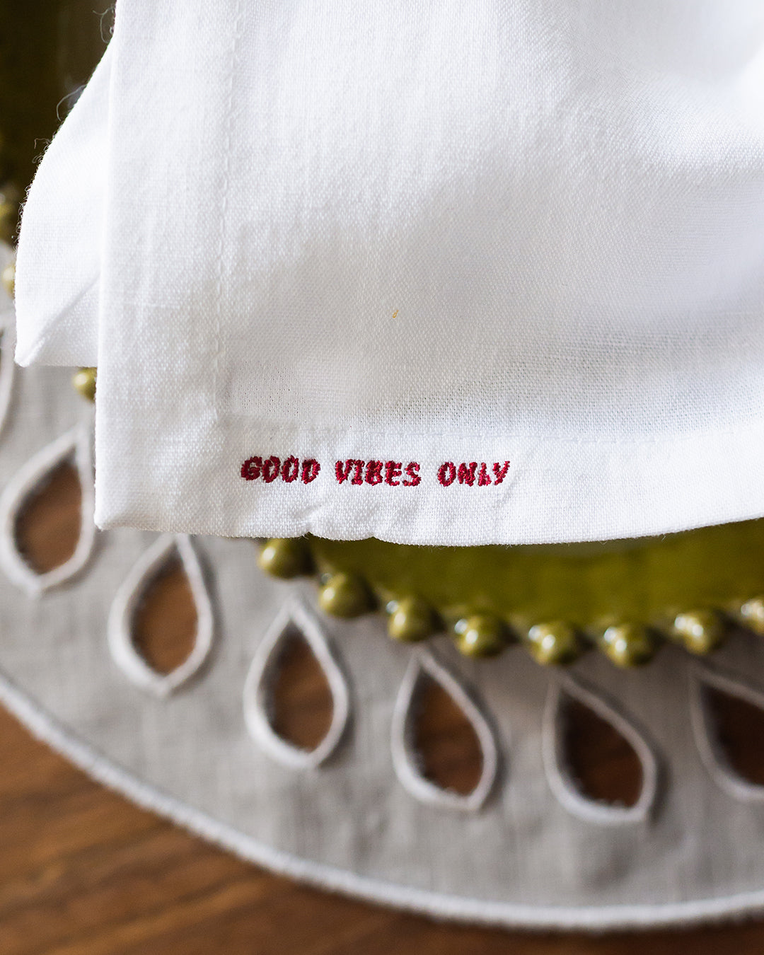 Good Vibes Only Napkin