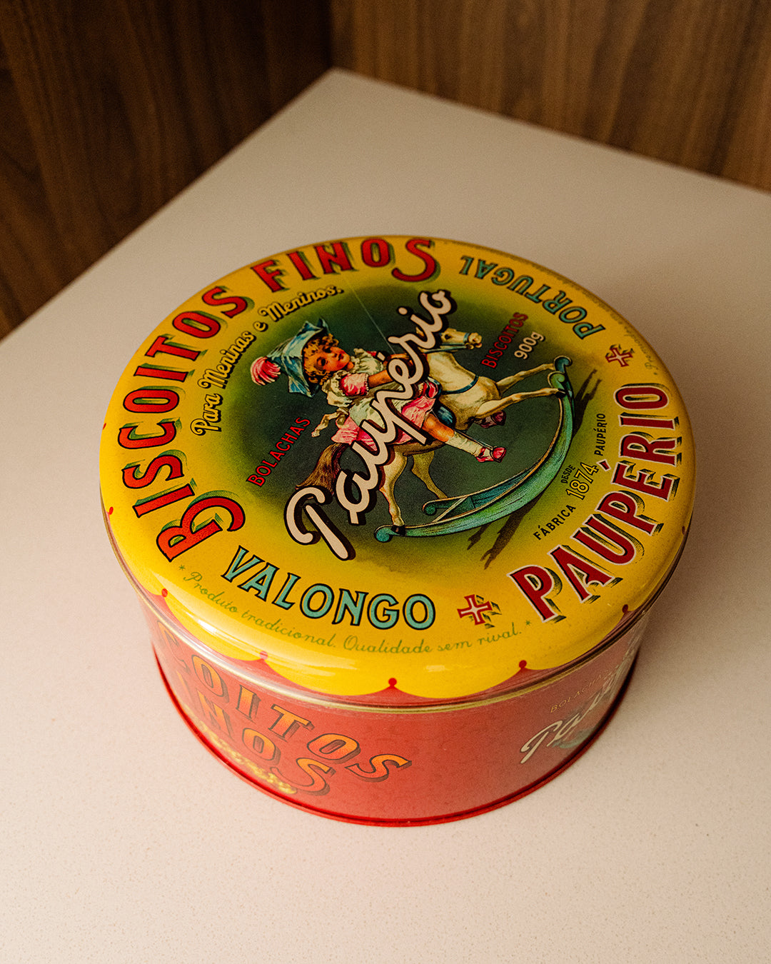 Lata Paupério Biscoitos Finos