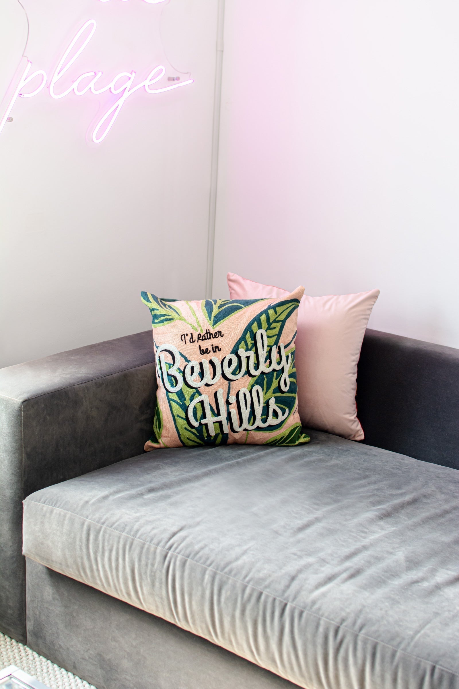 Beverly Hills Needlepoint Pillow