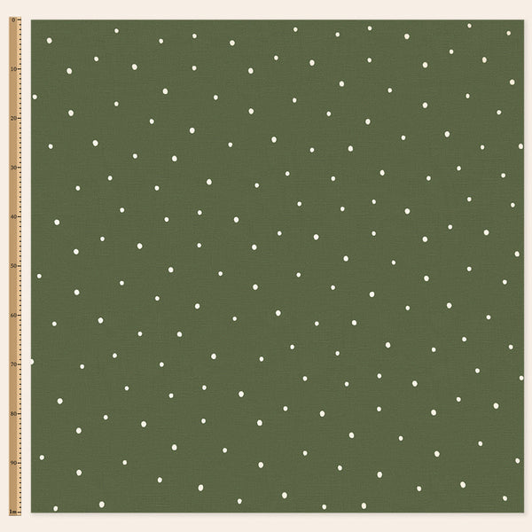 Dolce Daisies Fabric, Pistachio, Metre
