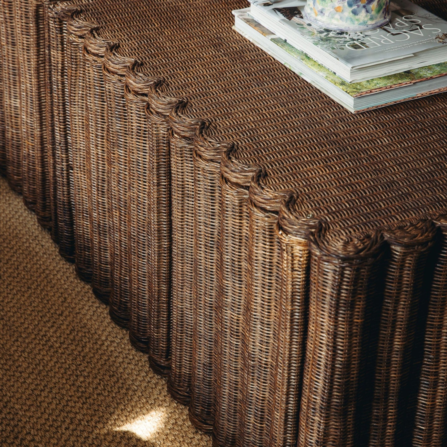 Daisy Rattan Coffee Table