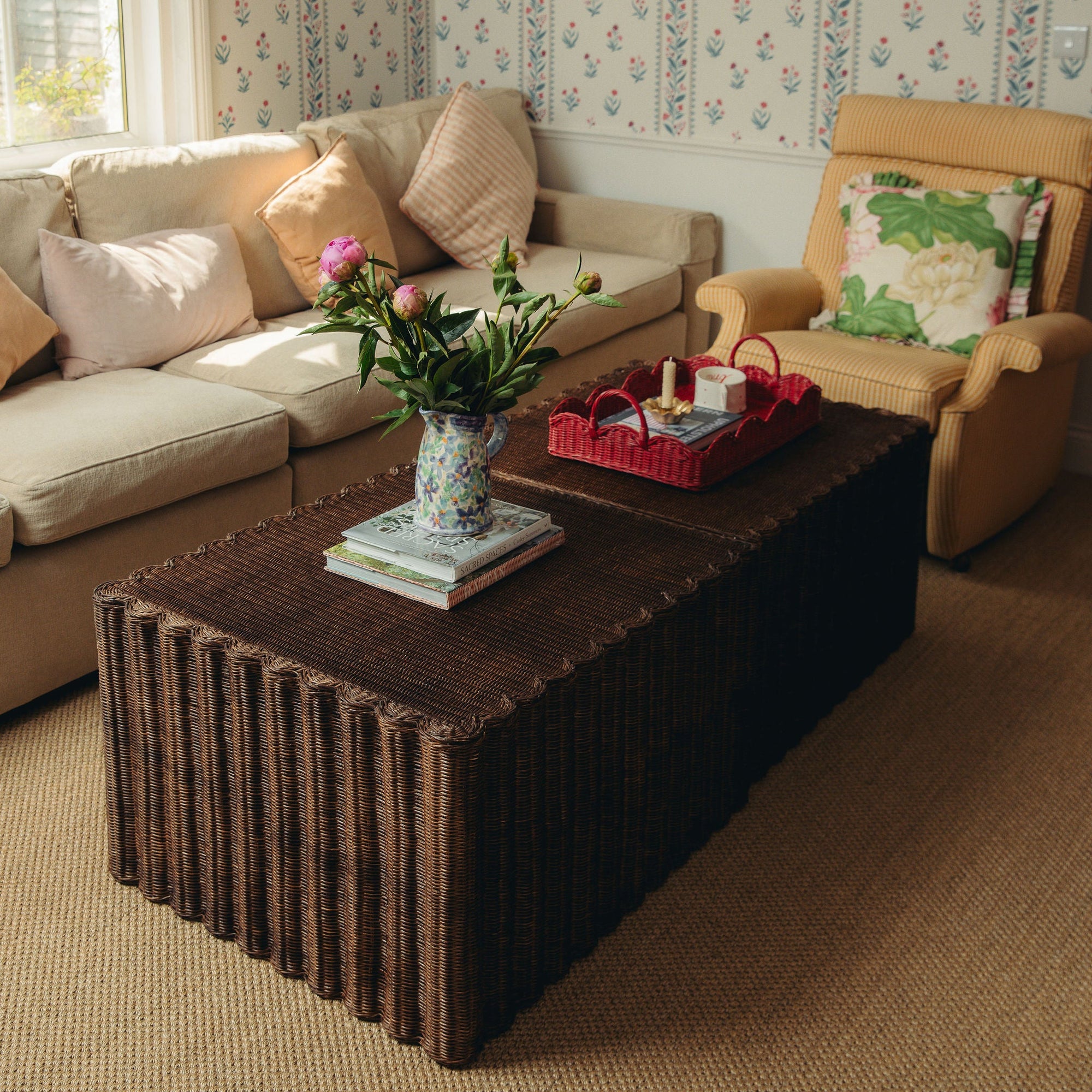 Daisy Rattan Coffee Table