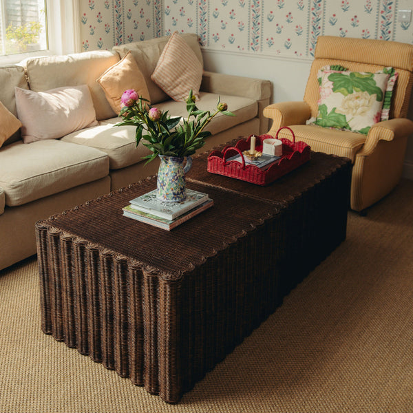 Daisy Rattan Coffee Table