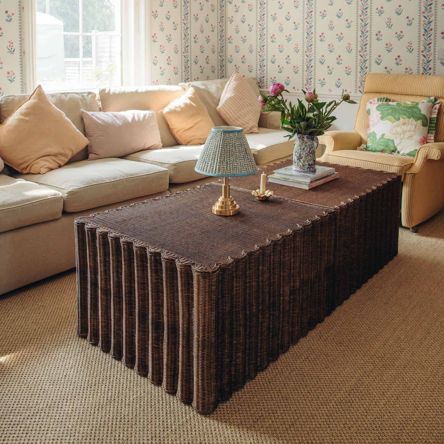 Daisy Rattan Coffee Table