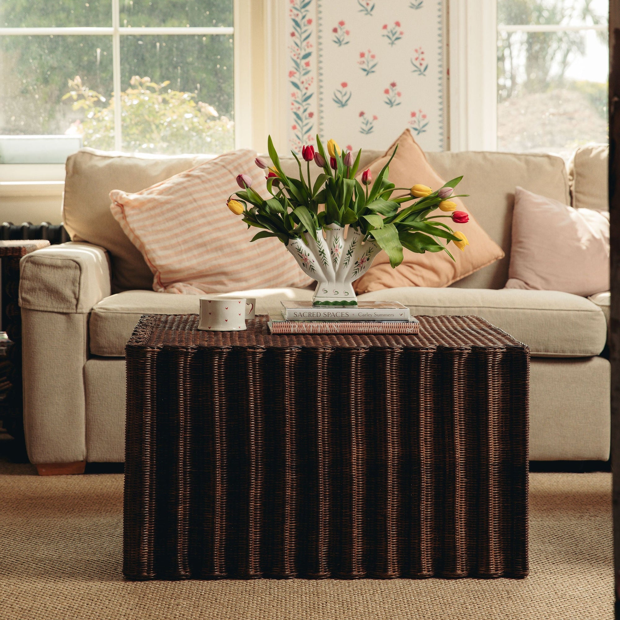 Daisy Rattan Coffee Table