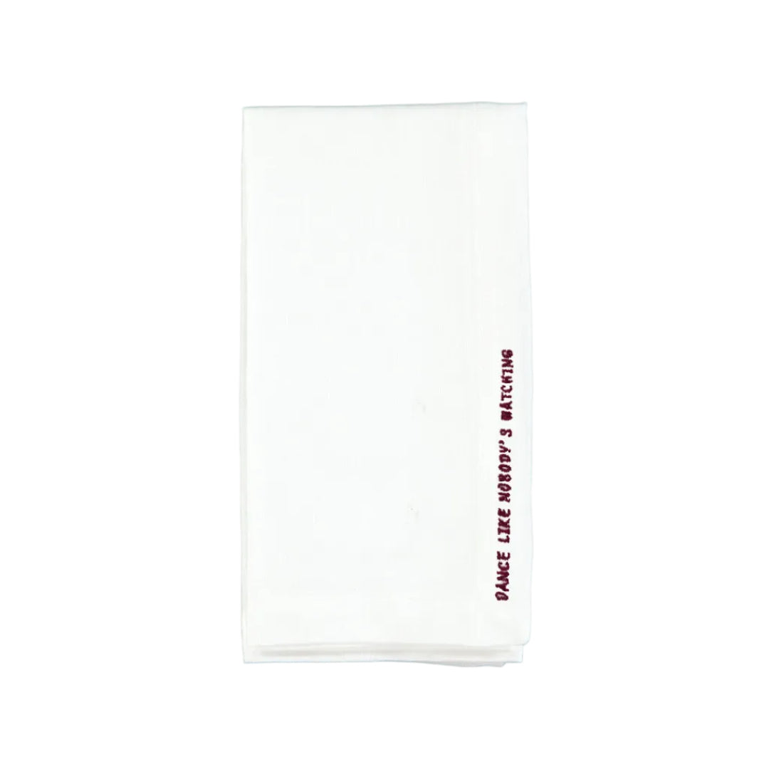 Dance Like Nobody’s Watching Napkin