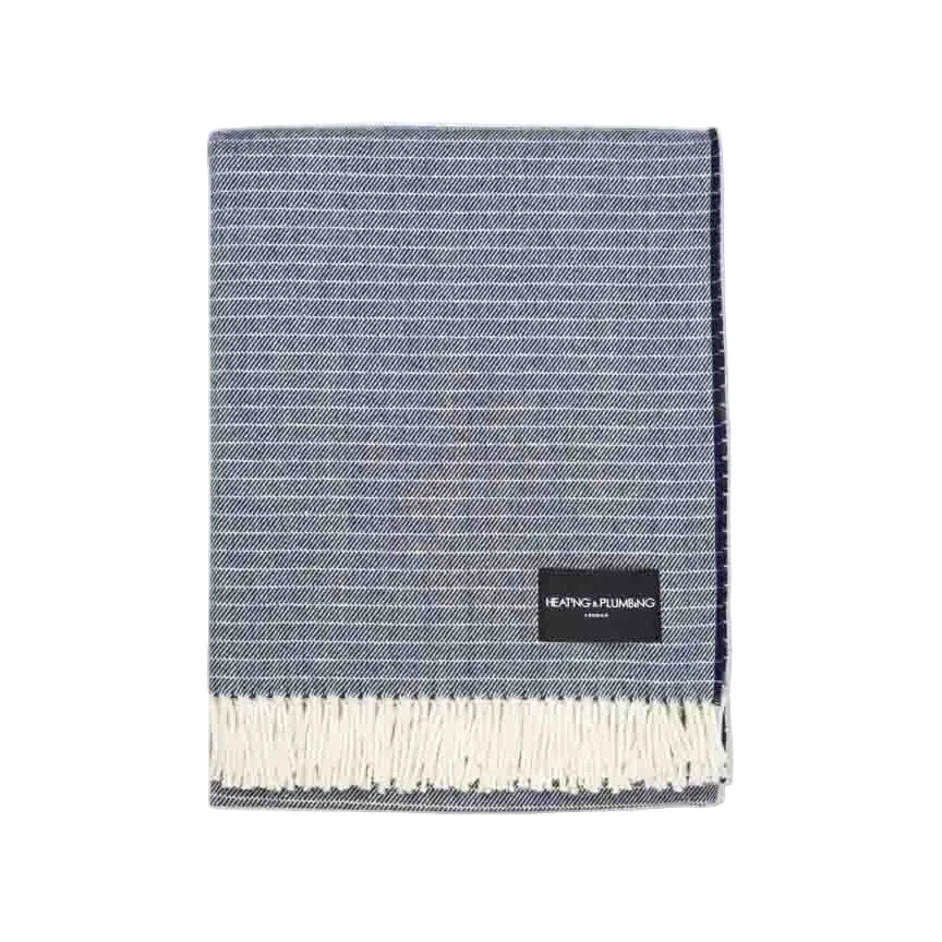 Daydreams - Merino Lambswool Throw - Navy