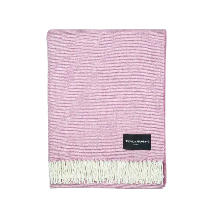 Daydreams - Merino Lambswool Throw - Soft Pink