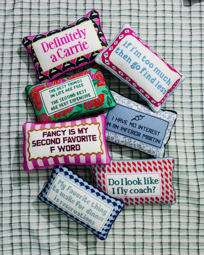 Carrie Needlepoint Pillow - Furbish Studio