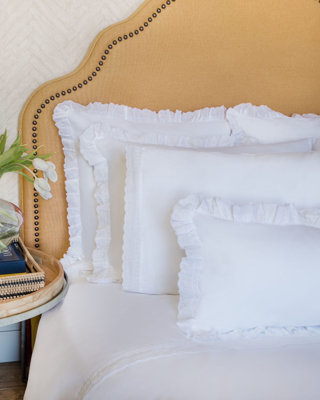 Bordal Cotton Pillowcase, 200-Thread-Count Percale