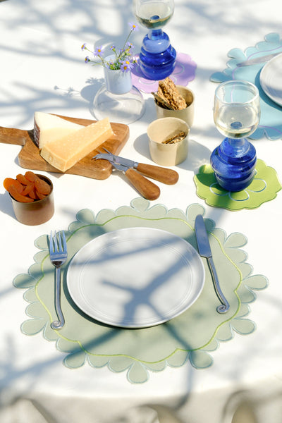 Flora Set (4 Placemats & 4 Coasters)
