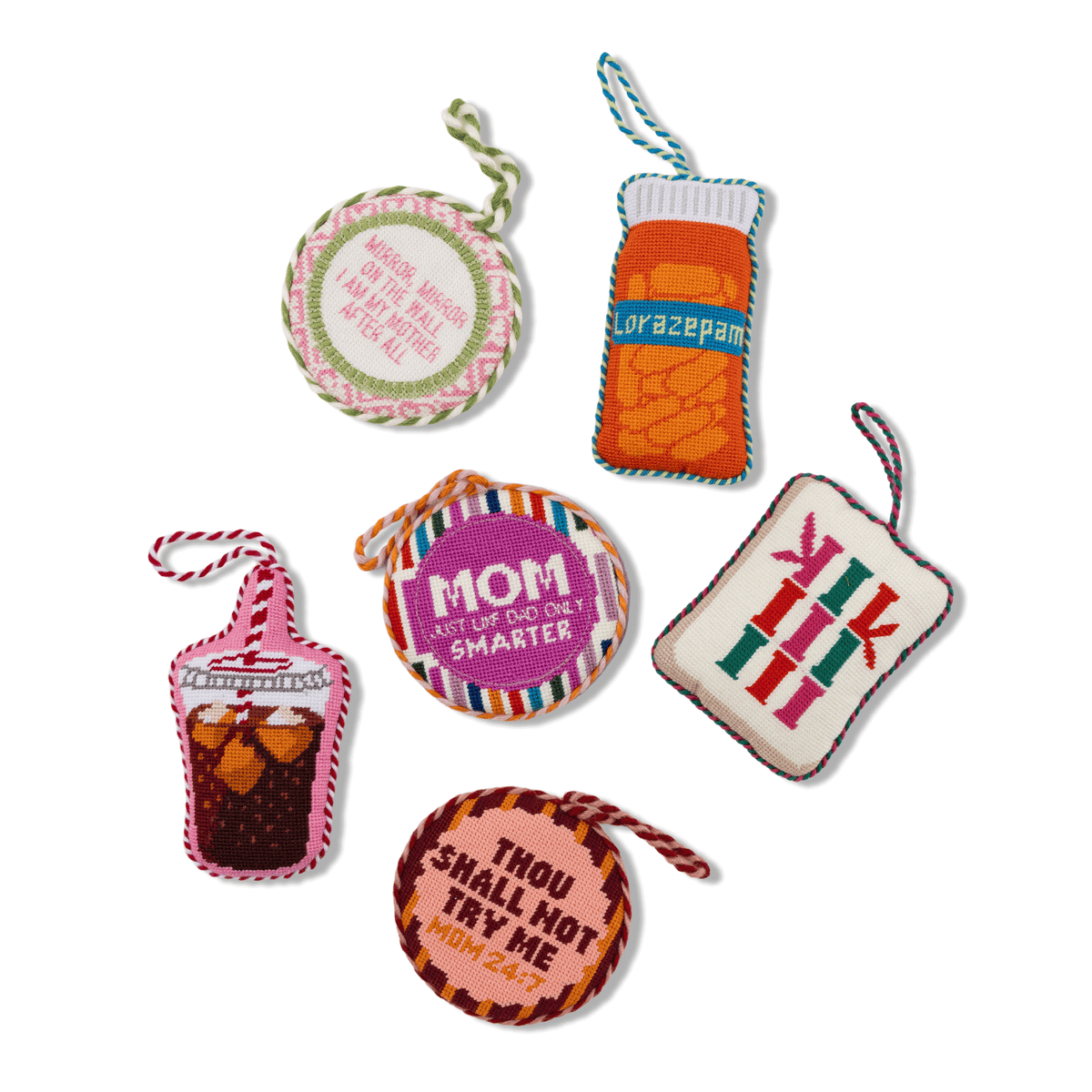 Needlepoint Ornament - Mirror Mirror