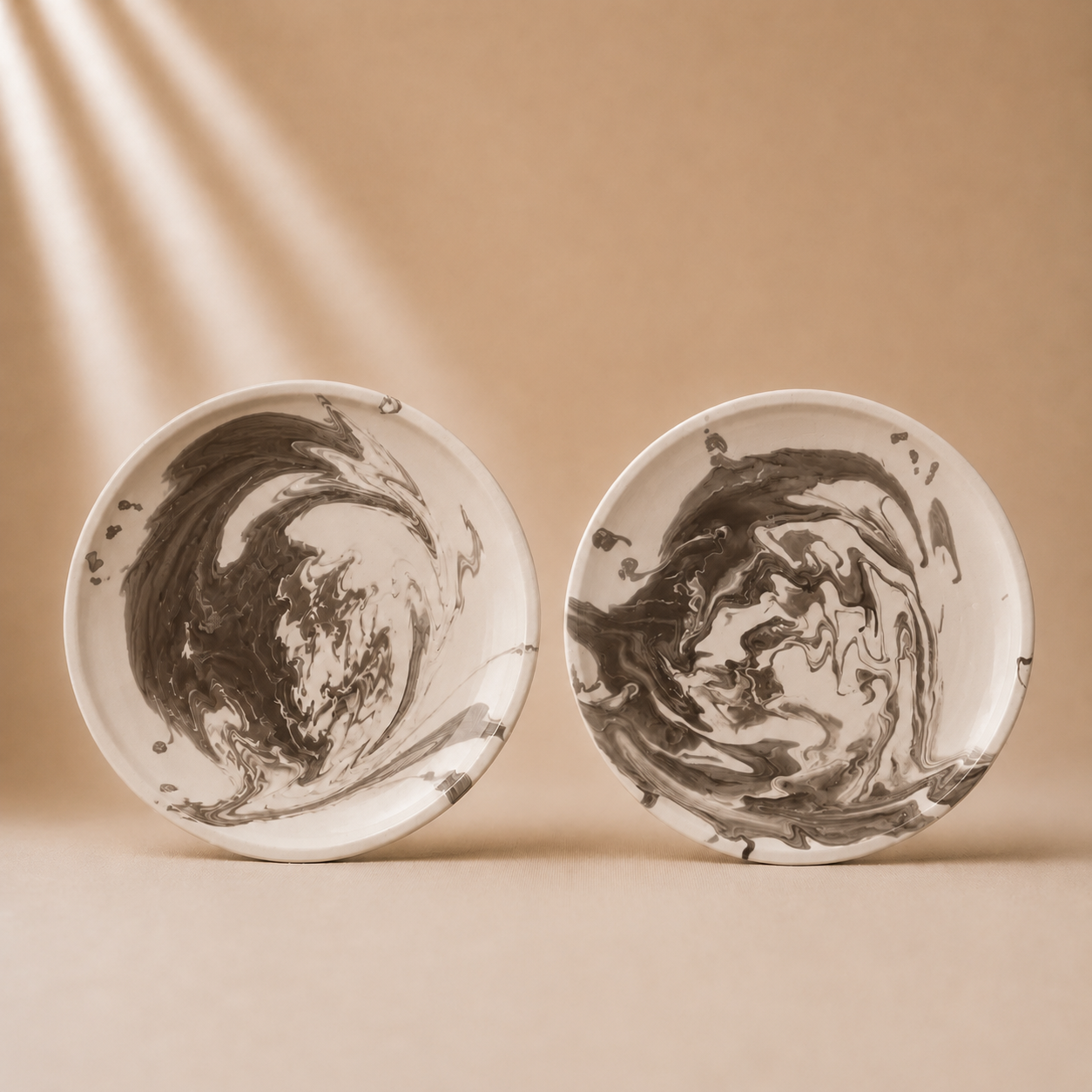THE MARBLED DINNER PLATE, SET OF 2