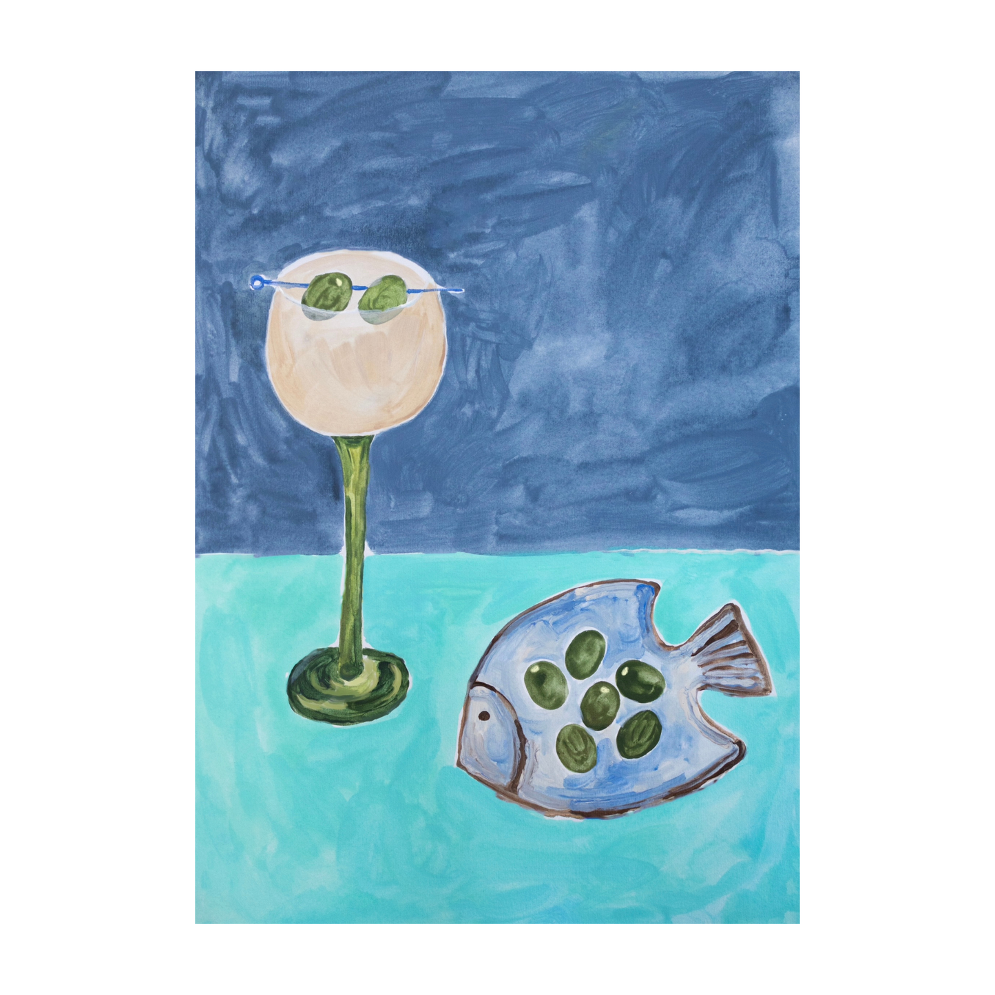 Dirty Martini Print