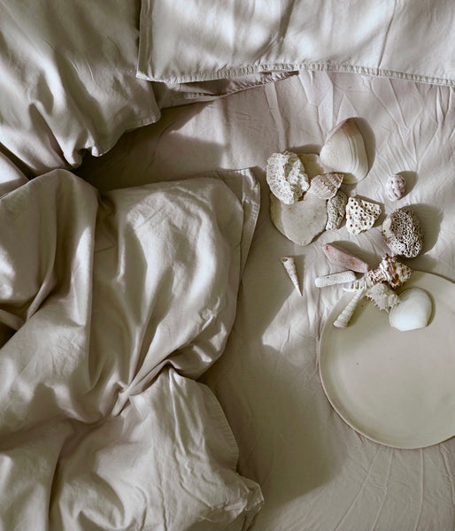 Flat Sheet 260x260 cm Pebble