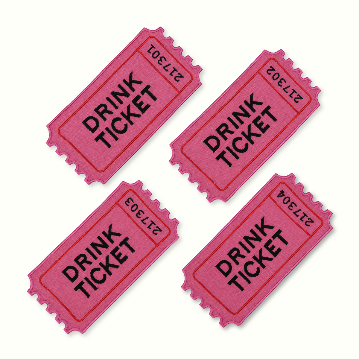 Drink Ticket Cocktail Napkins