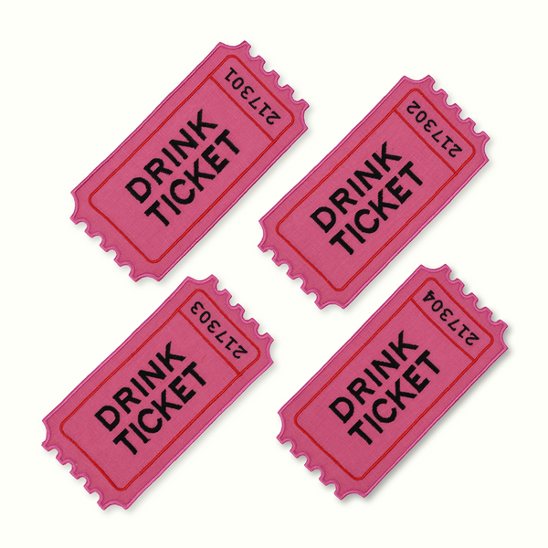 Drink Ticket Cocktail Napkins