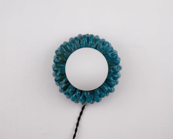 'Drip' Wall Light - Sea Green
