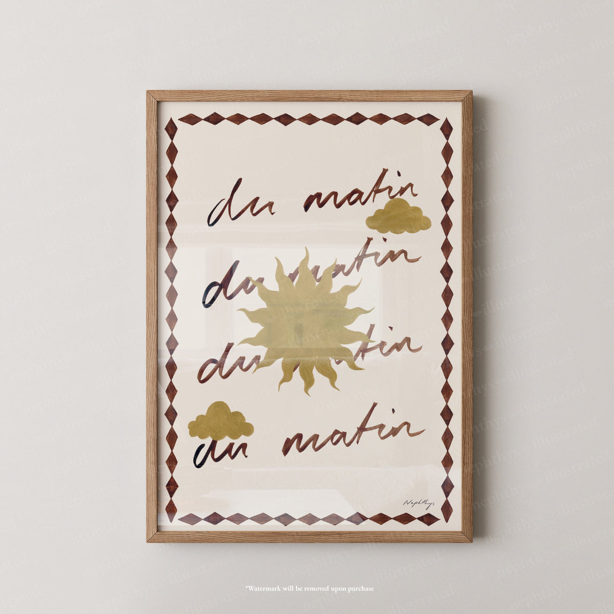 Du Matin Print