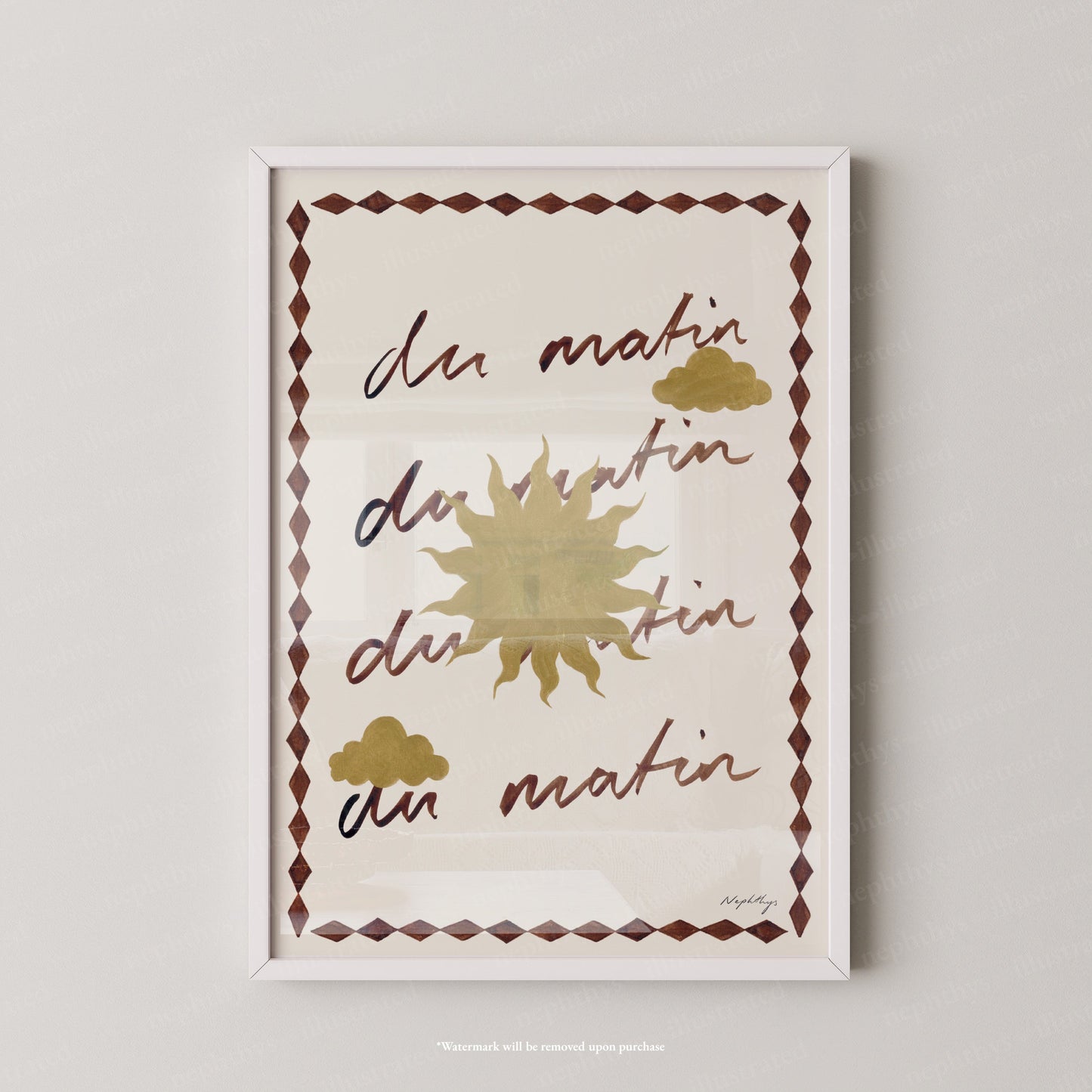 Du Matin Print