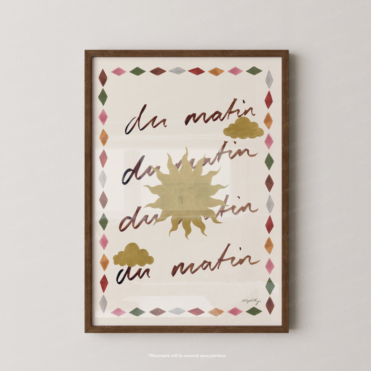 Du Matin Print