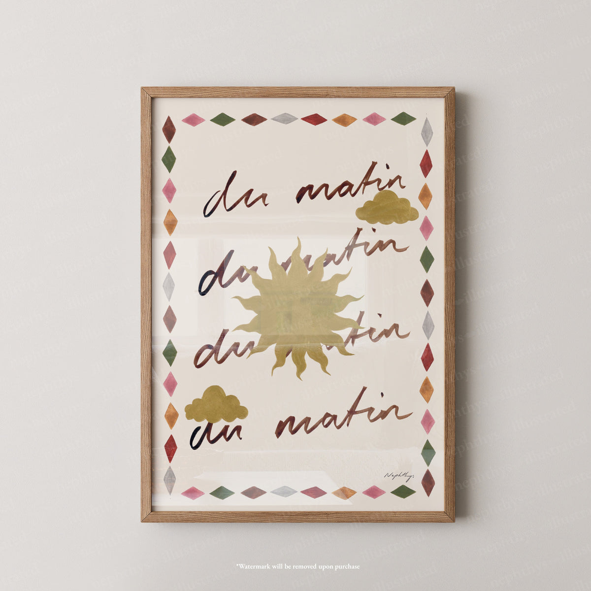 Du Matin Print