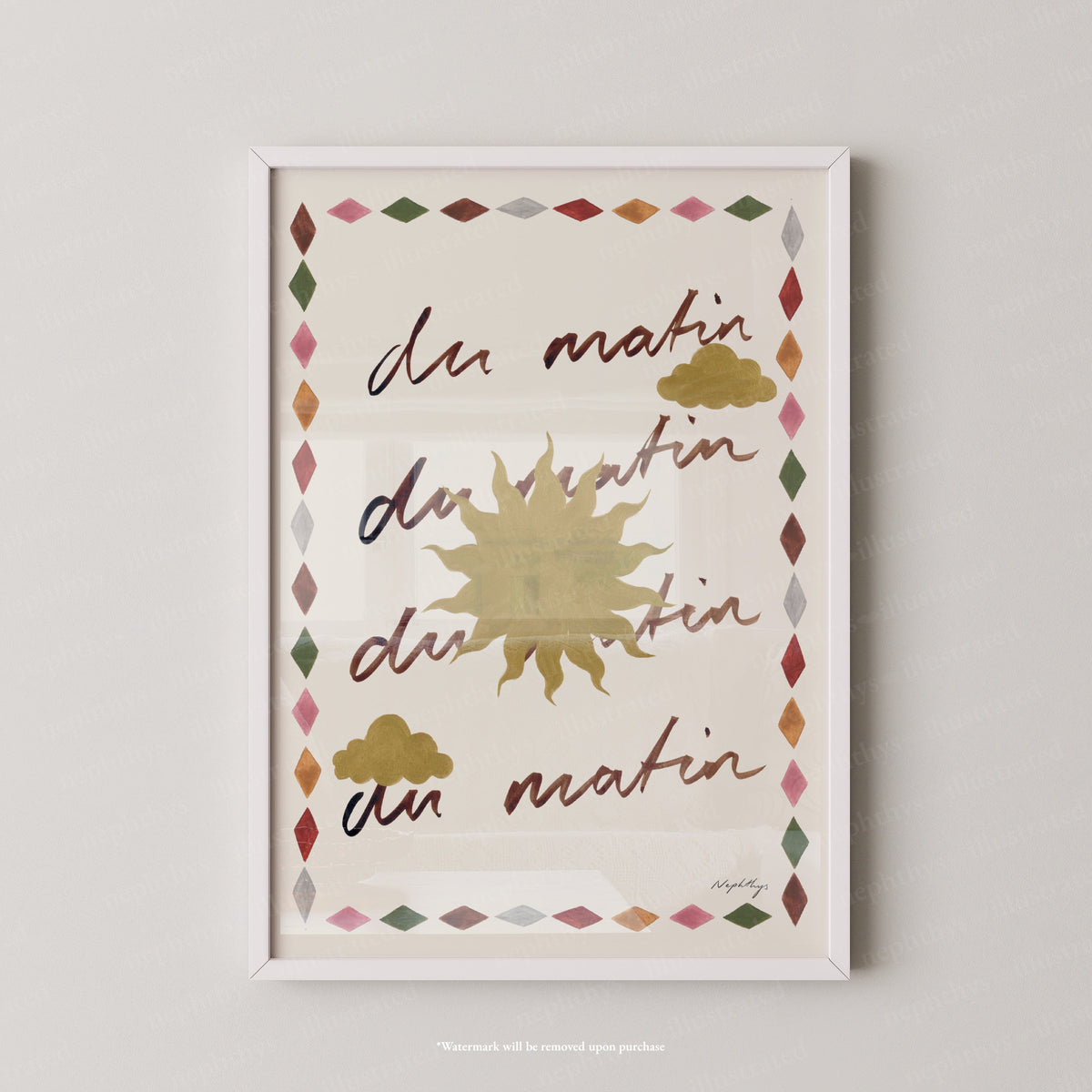 Du Matin Print