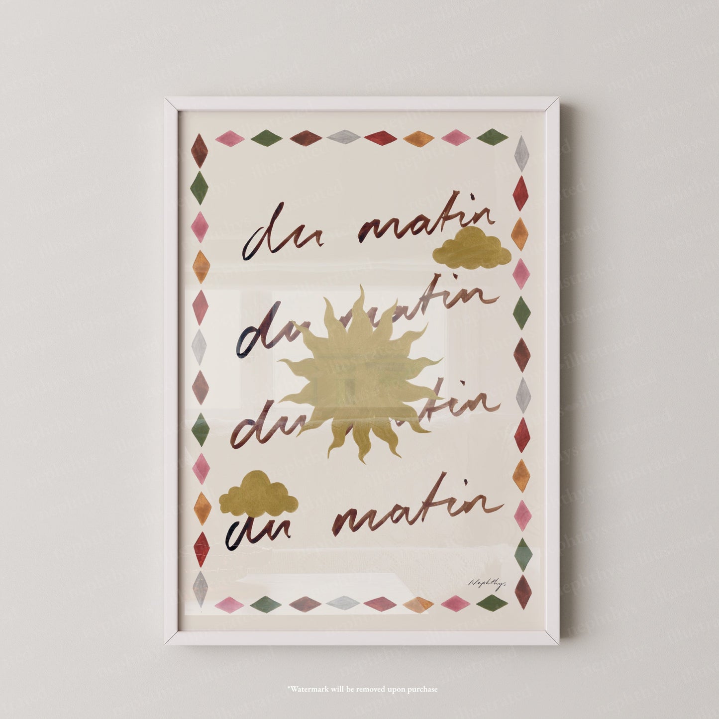 Du Matin Print