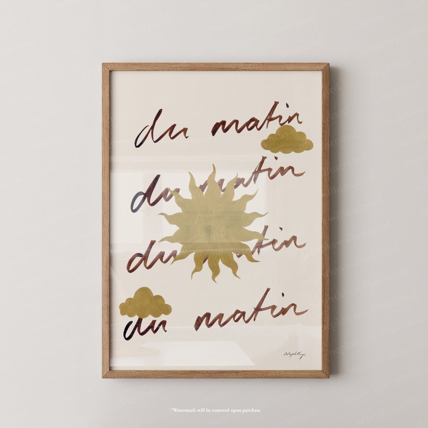Du Matin Print