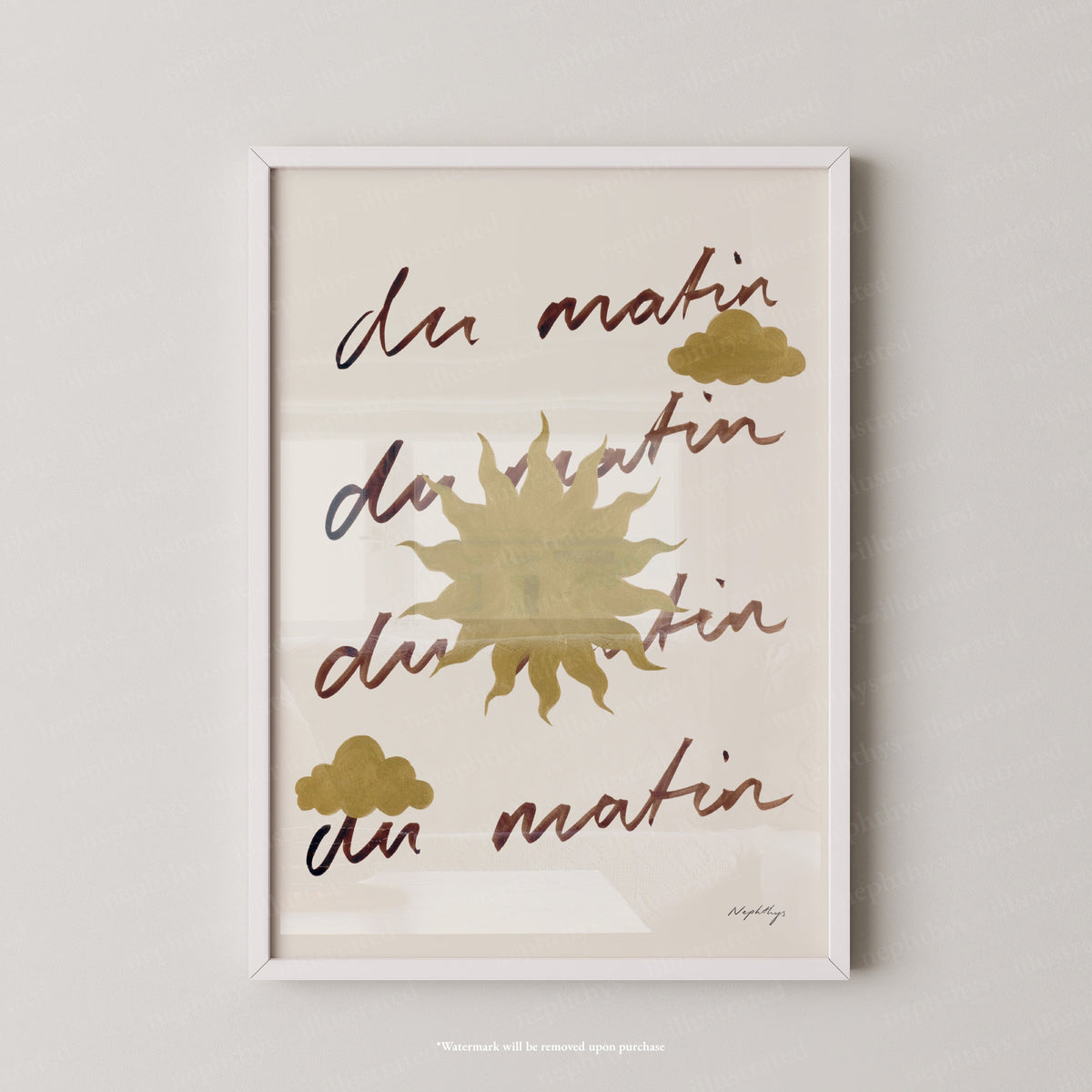 Du Matin Print
