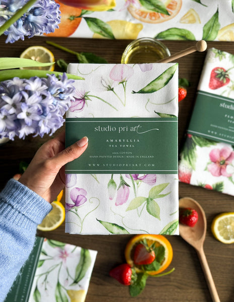 Amaryllia - Tea Towel