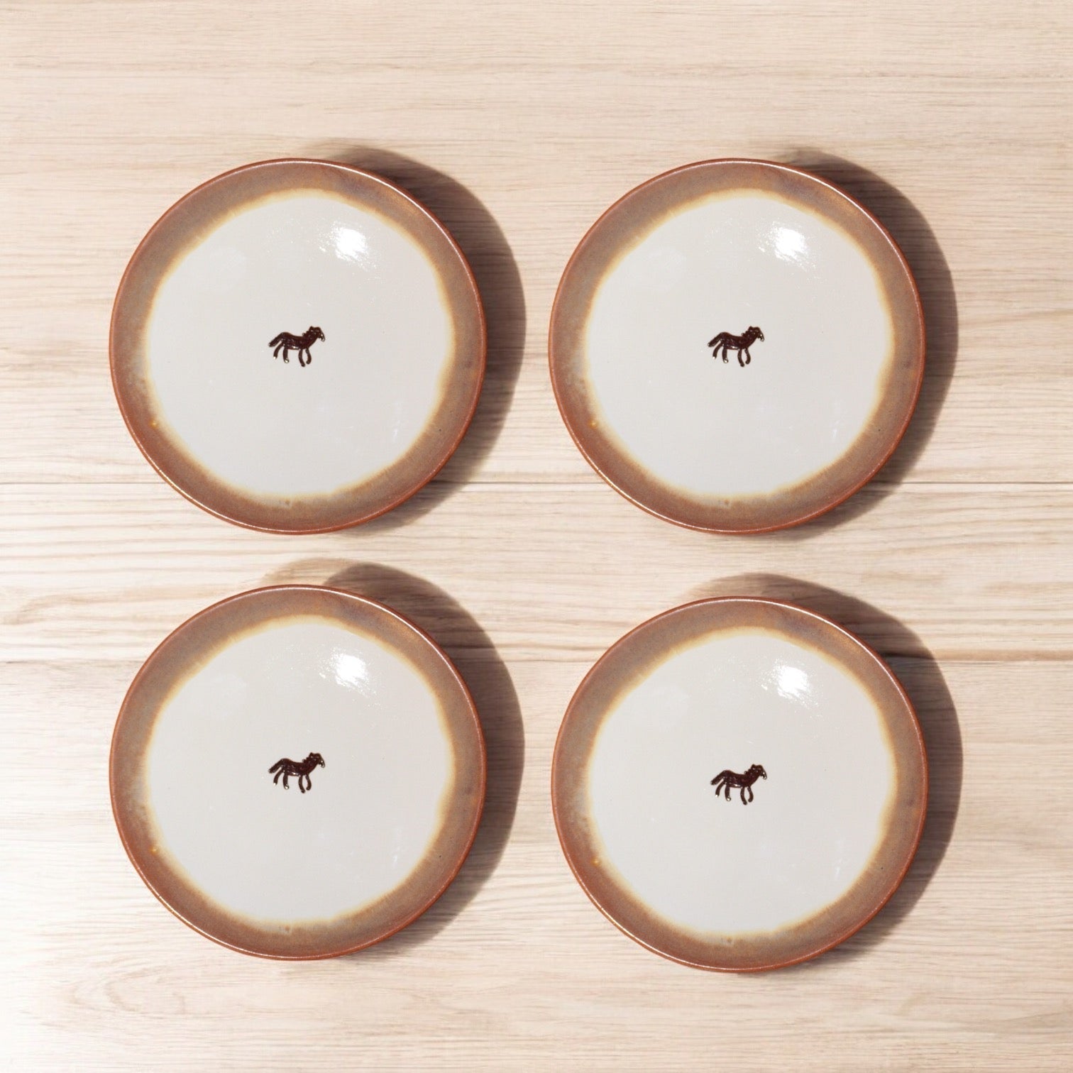 The Wild Horses Collection Dessert Plates/Set of Four