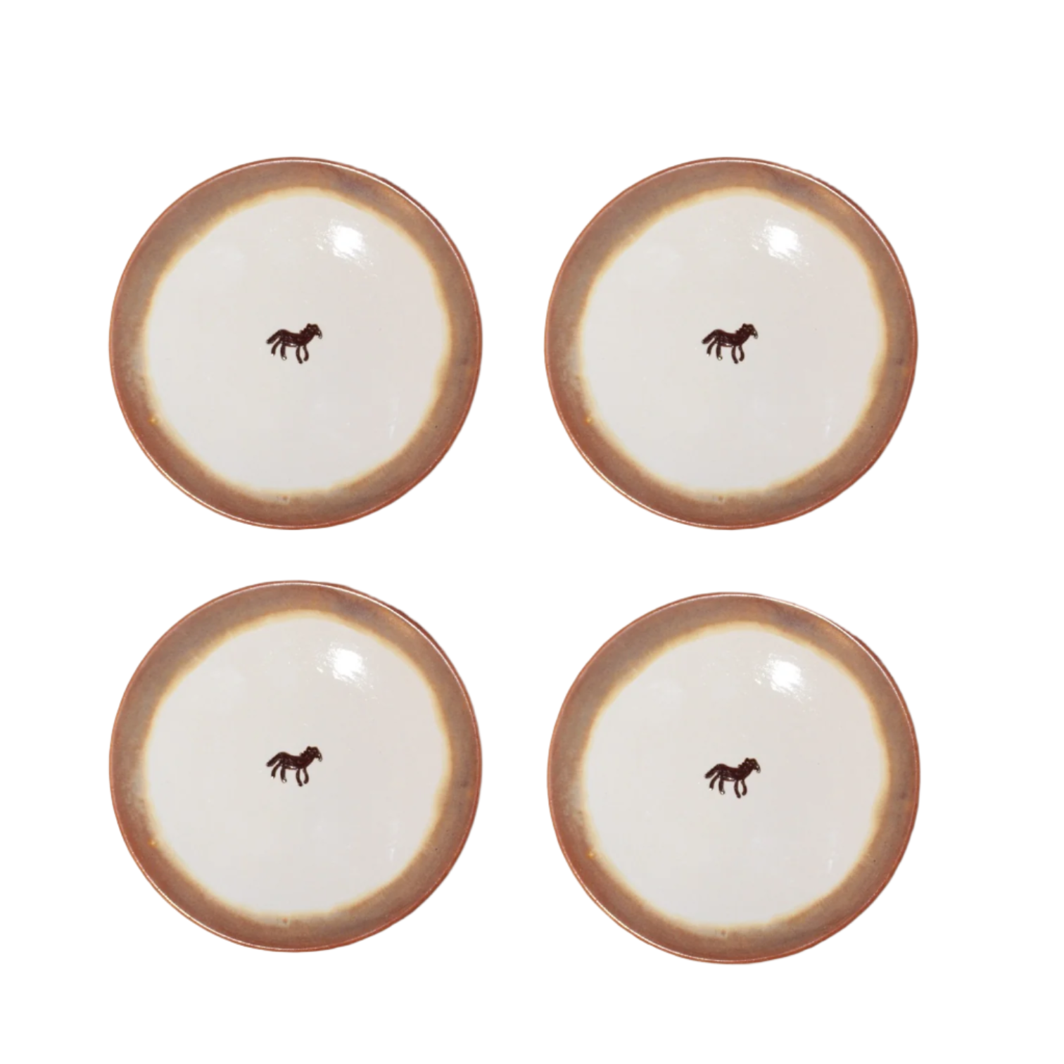 The Wild Horses Collection Dessert Plates/Set of Four