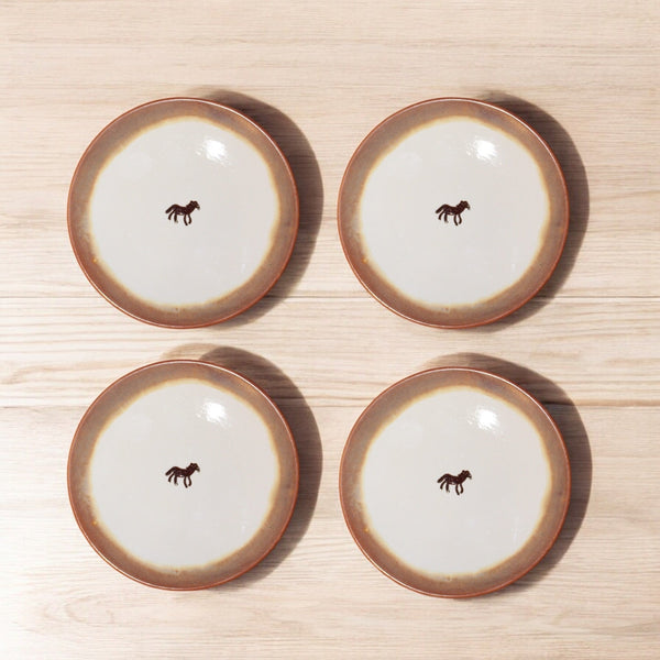 The Wild Horses Collection Dessert Plates/Set of Four